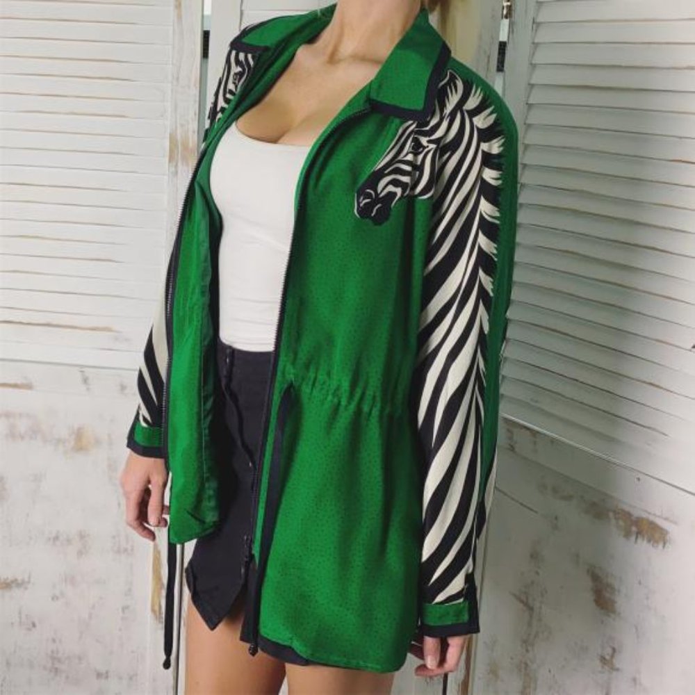 Bob Mackie Zebra Jacket, Wearable Art!